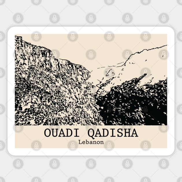 Ouadi Qadisha - Lebanon Magnet by Lakeric